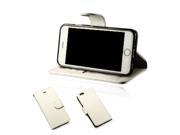 Value Tom Folio Genuine Leather Holder Stand Wallet Cover Case With Frame Card For iPhone 6S White