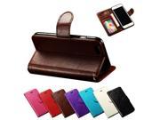 Folio Genuine Leather Holder Stand Wallet Cover Case With Frame Card For iPhone 6 Plus