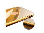 Luxury Ultra Slim Mirror Back Case Aluminum Metal Frame Cellphone Case for iPhone 6 Plus