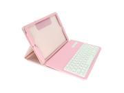 For Apple iPad Air iPad 5 Wireless Removable Bluetooth Keyboard PU Leather Tablet PC Case Cover