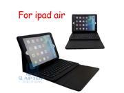 For Apple iPad Air iPad 5 Case Removable Bluetooth Wireless Keyboard PU Leather Case Stand Cover Black