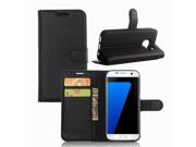 Value Tom PU Leather Wallet Credit Card Slot Flip Case Cover With Holder Stand For Samsung Galaxy S7 Smartphone