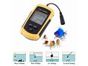 Valuetom Fishing Tackle Fish Finder Portable Sonar Wired LED Fish depth Detector Alarm 100M AP Electronic