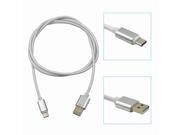 Valuetom 3.38ft Aluminum Connector Type C USB to USB 2.0 Charging and Data Sync Cable for Devices with Type C USB Port 12.2 inch Macbook Nexus 6P 5X LG G5 C