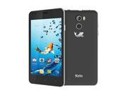 Kata V4 4.5 inch IPS Quad Core International Unlocked Smartphone Android 5.1 Dark Grey Super Slim HD 1.3 GHz Dual Sim Card GSM 8MP Camera