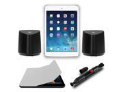 Apple iPad Mini 2 16GB Wi Fi Retina Display White ME279LL A Smart Cover Bluetooth Speaker Kit