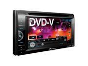 Pioneer AVH 200BT 6.1 Advanced Touchscreen display built in amp 5 band EQ Auto EQ Rear view Cam input Wired remote input