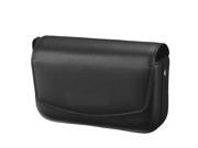 Black Leather Case Fit Most Compact Medium Point Shoot Digital Cameras