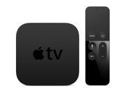 Apple TV Black 32GB 4th Generation 1080p Wireless Multimedia Streamer with Siri Remote Control MGY52LL A