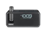 iHome IKN105BC 3.5mm Jack Rechargeable Digital Clock FM Radio Speaker Black