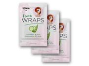 Spalife Hydrating Soothing Revitalizing Facial Wraps With Cucumber Aloe 3pk