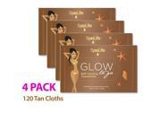SpaLife Glow To Go Self Tan Towelettes 36 Ready to use Self Tanning Cloths 4Pk