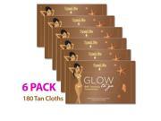 SpaLife Glow To Go Self Tan Towelettes 36 Ready to use Self Tanning Cloths 6Pk