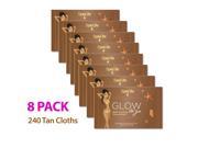 SpaLife Glow To Go Self Tan Towelettes 36 Ready to use Self Tanning Cloths 8Pk