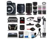 Canon EOS 70D Camera 18 55mm 55 250mm 50mm 5 LENS MEGA KIT 32GB More USA