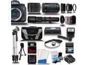 Canon EOS 7D Mark II DSLR Camera with 18 135mm 55 250mm STM 500mm 5 Lens Kit 16GB