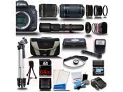 Canon EOS 7D Mark II DSLR Camera with 18 135mm 55 250mm STM 500mm 5 Lens Kit 64GB