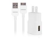 Samsung USB 3.0 Sync Transfer and Charge 3 Feet Cable Travel Wall Charger White