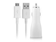 Samsung Original Travel Data Charge 5 Feet Cable 5x Fast Car Charger White