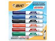 Bic marker whiteboard grip xl 6pk gdemp61ast (070330323339)