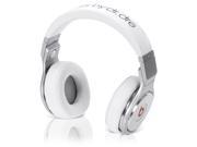 Beats by Dr. Dre PROWIREDBL PRO WIRED OVER EAR HEADPHONE White Silver