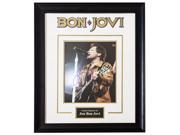 Jon Bon Jovi Signed Picture Poster in Framed Case