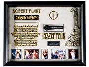 Led Zeppelin Robert Plant Autographed Microphone Signed in Framed Case