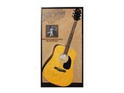 Neil Young Autographed Acoustic Guitar Signed in Framed Case