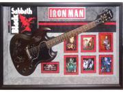 Black Sabbath Signed Guitar with Dio Iron Man Framed Autographed COA