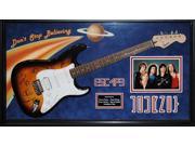 Journey Don t Stop Believing Signed Guitar Framed with COA