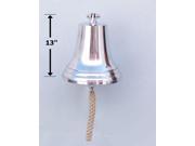 Chrome Hanging Ship s Bell 18