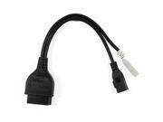 Audi 2x2 to OBD2 Adapter Audi conversion cable