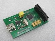 ATMEGA8 AVR CF7670 Test Board USB transfer to UART CP2012