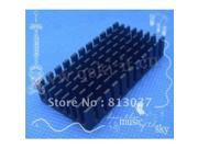 18pcs Heatsink size 50 *25 *10 MM wide at bottom with a rmally conductive paste