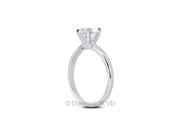 0.83CT J SI1 Ideal Round Earth Mined Diamonds 18K 4 Prong Classic Engagement Ring 3.26gr