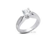 1.20CT I I1 EX Round Earth Mined Diamonds 18K 4 Prong Vintage Engagement Ring 5.38gr