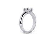 0.39CT G VS1 VG Round Earth Mined Diamonds 950 Platinum 4 Prong Classic Engagement Ring 5.38gr
