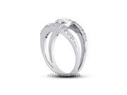 1.09 CT G SI2 Ideal Round Earth Mined Diamonds 950 Platinum Bezel Pave Split Shank Side Stone Ring 11.1gr