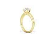 0.73CT F I1 EX Round Earth Mined Diamonds 14K 4 Prong Classic Engagement Ring 4.61gr