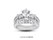 1.88 CT J SI1 Ideal Round Earth Mined Diamonds 14K 6 Prong Classic Matching Engagement Rings 6.72gr