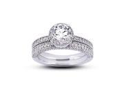 2.19 CT J VS2 Ideal Round Earth Mined Diamonds Platinum 950 4 Prong Vintage Engraved Matching Engagement Rings 13.25gr