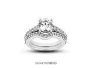 1.55 CT I SI2 EX Round Earth Mined Diamonds Platinum 950 4 Prong Vintage Basket Matching Engagement Rings 14.30gr