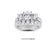 1.75 CT G SI1 Ideal Round Earth Mined Diamonds 14K 4 Prong Classic Matching 3 Stone Rings 8.33grams