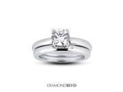 1.23 CT E I1 VG Round Earth Mined Diamond 18K 4 Prong Classic Matching Engagement Rings 11.52gram