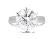 0.71CT F I1 Ideal Round Earth Mined Diamonds 14K 6 Prong Cathedral Engagement Ring 4.9gr