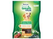 Fresh Breath Plus Dental Treats Skin Coat Color Green Size Large 20 ounce