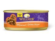 Wellness Cat Dinner Minced Chicken 24 5.5oz