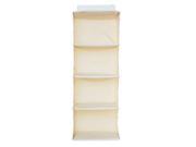 Great Useful Stuff 4 Shelf Hanging Closet Storage System and Organizer