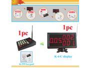 LED queue system take a number machine queue call display system one keypad for chef and one display for customer