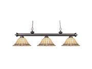 Z Lite 3 Light Billiard Light in Olde Bronze 200 3OB Z14 5